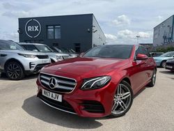 Red Used 2017 Mercedes E350 AMG line Sedan | £22,950 (Expensive)