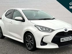 White Used 2023 Toyota Yaris Hybrid Design Hatchback | £17,284 (Fair price)