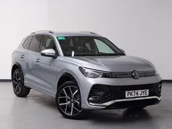 Silver Used 2024 VW Tiguan R-line SUV | £36,498 (Expensive)