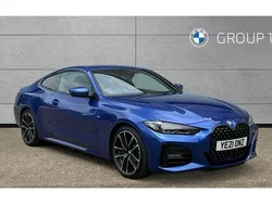 Blue Used 2021 BMW 420 M Sport Coupe | £26,495 (Fair price)