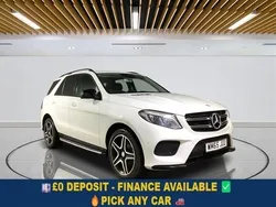 White Used 2016 Mercedes GLE250 AMG line SUV | £15,899 (Fair price)