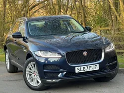 Blue Used 2017 Jaguar F-Pace Portfolio SUV | £13,490 (Fair price)