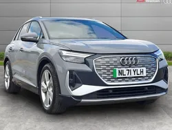 Grey Used 2021 Audi Q4 e-tron S-Line SUV | £24,990 (Good price)