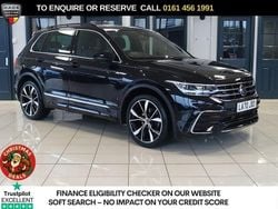 Black Used 2021 VW Tiguan R-line SUV | £20,970 (Fair price)