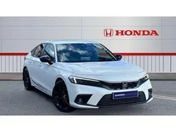 White Used 2022 Honda Civic Hybrid Hatchback | £22,419 (Fair price)