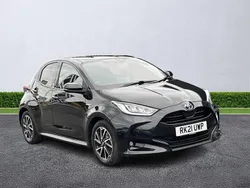 Black Used 2021 Toyota Yaris Hybrid Design Hatchback | £13,399 (Fair price)