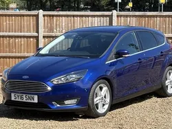 Blue Used 2016 Ford Focus Titanium Hatchback | £6,900 (Good price)