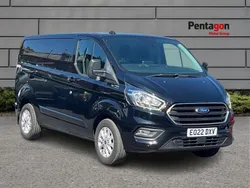Black Used 2022 Ford Transit Custom Limited Van | £15,795 (Fair price)