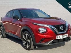 Pearl fuji sunset red Used 2020 Nissan Juke Tekna SUV | £15,147 (Fair price)