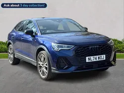 Blue Used 2024 Audi Q3 Black Edition SUV | £32,971 (Fair price)