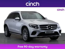 Silver Used 2018 Mercedes GLC250 AMG Line Premium SUV | £20,799 (Fair price)