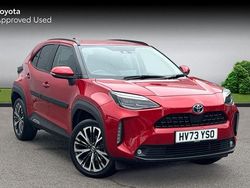Scarlet flare Used 2023 Toyota Yaris Hybrid SUV | £25,155 (Fair price)