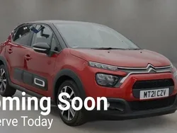 Red Used 2021 Citroën C3 PureTech Hatchback | £9,290 (Fair price)