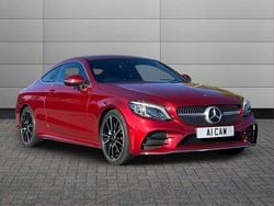Hyacinth red Used 2019 Mercedes C300 AMG Line Premium Coupe | £21,495 (Fair price)