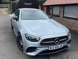 Silver Used 2021 Mercedes E220 AMG line Coupe | £31,495