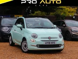 Green Used 2018 Fiat 500 Lounge Hatchback | £7,000 (Good price)
