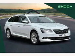 White Used 2017 Skoda Superb SE L Executive Estate | £15,795 (Fair price)