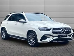 Opalite white Used 2024 Mercedes GLE400 AMG Line Premium Estate | £66,450 (A bit pricey)
