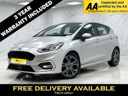 Silver Used 2019 Ford Fiesta ST-Line Hatchback | £11,295 (Fair price)