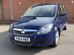 Blue Used 2014 Vauxhall Zafira MPV | £3,200 (Fair price)