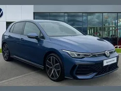 Blue New 2025 VW Golf VIII R-line Hatchback | £28,445 (A bit pricey)