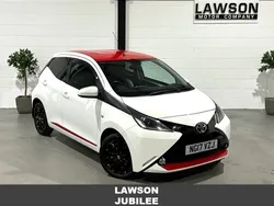 White Used 2017 Toyota Aygo x-press Hatchback | £7,190 (Fair price)
