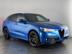 Blue Used 2021 Alfa Romeo Stelvio Veloce SUV | £24,600 (Fair price)