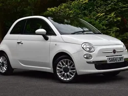White Used 2014 Fiat 500 Lounge Hatchback | £4,489 (Fair price)