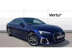 Blue Used 2020 Audi A5 S-Line Coupe | £20,703 (Fair price)