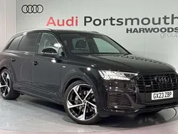 Black Used 2023 Audi Q7 Black Edition SUV | £47,990 (Good price)