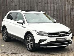 White Used 2021 VW Tiguan Elegance+ SUV | £24,099 (Fair price)