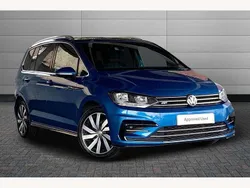 Blue Used 2018 VW Touran R-line MPV | £18,011 (A bit pricey)
