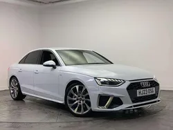 White Used 2023 Audi A4 S-Line Sedan | £23,800 (Super price)