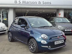 Blue New 2025 Fiat 500 S Hatchback | £16,350 (Expensive)