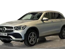 Silver Used 2022 Mercedes GLC300e AMG line Estate | £25,720 (Good price)