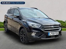 Black Used 2018 Ford Kuga ST-Line X SUV | £13,499 (Fair price)