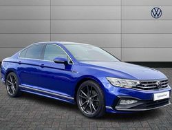 Blue Used 2021 VW Passat R-line Sedan | £19,990 (A bit pricey)