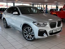 Silver Used 2018 BMW X4 M Sport SUV | £30,489 (Fair price)