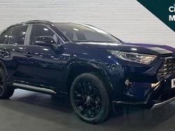 Blue/black Used 2021 Toyota RAV4 Hybrid SUV | £22,108 (Fair price)