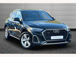 Mythos black Used 2022 Audi Q5 S-Line SUV | £29,970 (Fair price)