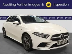 White Used 2020 Mercedes A250 AMG line Hatchback | £17,364 (Expensive)