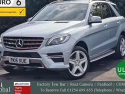 Used 2015 Mercedes ML350 AMG line SUV | £17,350 (Fair price)