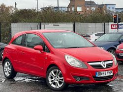 Red Used 2008 Vauxhall Corsa Hatchback | £1,295 (Fair price)