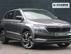 Graphite grey metallic Used 2024 Skoda Karoq SportLine SUV | £26,995 (Good price)