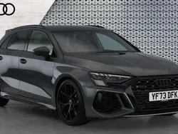Grey Used 2023 Audi RS3 Sport Hatchback | £56,481 (A bit pricey)