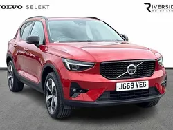 Fusion red Used 2024 Volvo XC40 Ultimate SUV | £34,697 (Fair price)