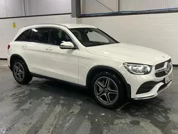 White Used 2021 Mercedes GLC220 AMG line SUV | £26,498 (Fair price)