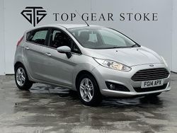 Silver Used 2014 Ford Fiesta Zetec Hatchback | £7,295 (Fair price)