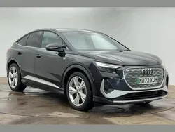 Black Used 2023 Audi Q4 Sportback e-tron S-Line SUV | £25,713