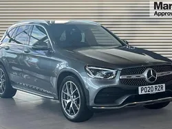 Grey Used 2020 Mercedes GLC300 AMG Line Premium Estate | £32,780 (Fair price)